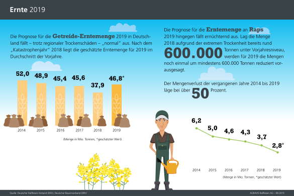 Ernte in Deutschland - Grafik